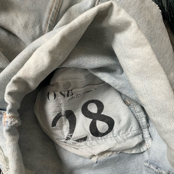 ONE TEASPOON DENIM SHORTS - Picture 4 of 4